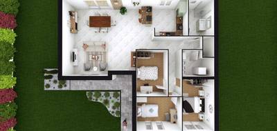 Terrain et maison à Ailly-sur-Somme en Somme (80) de 101 m² à vendre au prix de 269672€ - 4
