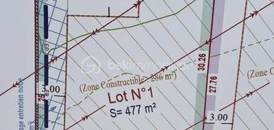 Terrain à Béziers en Hérault (34) de 477 m² à vendre au prix de 159450€ - 2