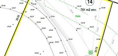 Terrain à Montbéliard en Doubs (25) de 761 m² à vendre au prix de 63000€ - 2