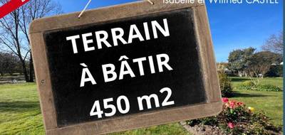 Terrain à Les Sables-d'Olonne en Vendée (85) de 455 m² à vendre au prix de 112000€ - 1