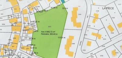 Terrain à Épierre en Savoie (73) de 6962 m² à vendre au prix de 373000€ - 2