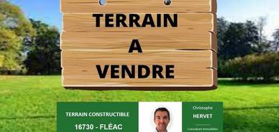 Terrain à Fléac en Charente (16) de 757 m² à vendre au prix de 49500€ - 1