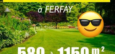 Terrain à Ferfay en Pas-de-Calais (62) de 580 m² à vendre au prix de 39900€ - 1