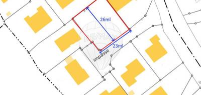 Terrain à Coulanges-lès-Nevers en Nièvre (58) de 657 m² à vendre au prix de 53000€ - 3