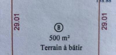 Terrain à Beton-Bazoches en Seine-et-Marne (77) de 500 m² à vendre au prix de 56000€ - 1