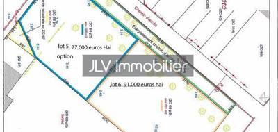 Terrain à Loon-Plage en Nord (59) de 975 m² à vendre au prix de 77900€ - 2