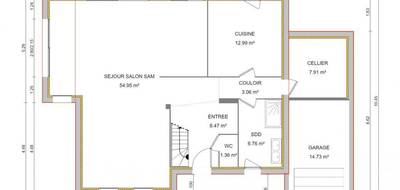 Terrain et maison à Menucourt en Val-d'Oise (95) de 475 m² à vendre au prix de 555625€ - 3