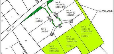 Terrain à Savigny en Manche (50) de 1920 m² à vendre au prix de 38600€ - 2