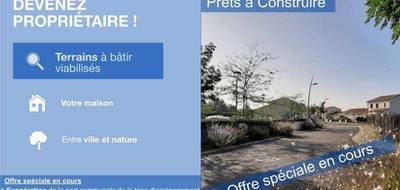 Terrain à Saint-André-de-Cubzac en Gironde (33) de 392 m² à vendre au prix de 105000€ - 1