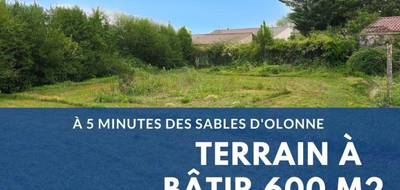 Terrain à Vairé en Vendée (85) de 600 m² à vendre au prix de 118000€ - 1