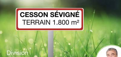 Terrain à Cesson-Sévigné en Ille-et-Vilaine (35) de 1838 m² à vendre au prix de 660000€ - 1