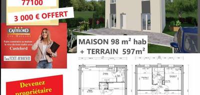 Terrain à Nanteuil-lès-Meaux en Seine-et-Marne (77) de 595 m² à vendre au prix de 150000€ - 4