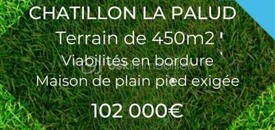 Terrain à Châtillon-la-Palud en Ain (01) de 450 m² à vendre au prix de 102000€ - 1