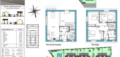 Terrain et maison à Eysines en Gironde (33) de 98 m² à vendre au prix de 425000€ - 3
