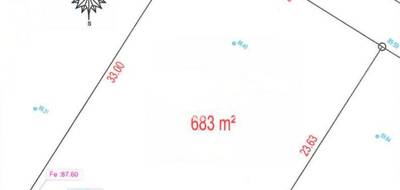 Terrain à Mervent en Vendée (85) de 683 m² à vendre au prix de 24300€ - 1