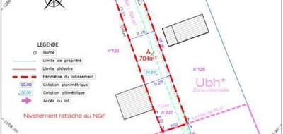 Terrain à Sarzeau en Morbihan (56) de 1001 m² à vendre au prix de 155400€ - 3