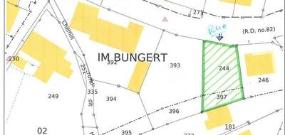 Terrain à Blies-Ébersing en Moselle (57) de 610 m² à vendre au prix de 47500€ - 2