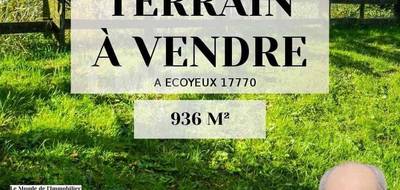 Terrain à Écoyeux en Charente-Maritime (17) de 936 m² à vendre au prix de 36260€ - 1