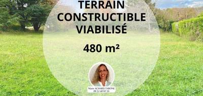 Terrain à Villette-de-Vienne en Isère (38) de 480 m² à vendre au prix de 194000€ - 1