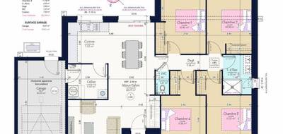 Terrain et maison à Angers en Maine-et-Loire (49) de 110 m² à vendre au prix de 309700€ - 4