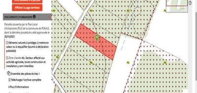 Terrain à Péaule en Morbihan (56) de 3234 m² à vendre au prix de 8400€ - 2