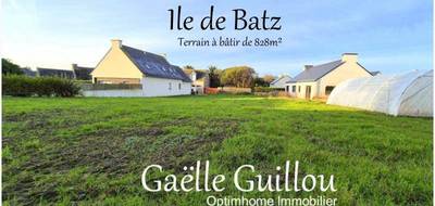 Terrain à Île-de-Batz en Finistère (29) de 828 m² à vendre au prix de 139000€ - 1