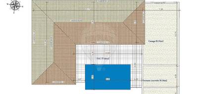 Terrain à Margon en Hérault (34) de 925 m² à vendre au prix de 202000€ - 1