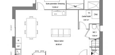 Terrain et maison à Trilport en Seine-et-Marne (77) de 352 m² à vendre au prix de 366230€ - 3