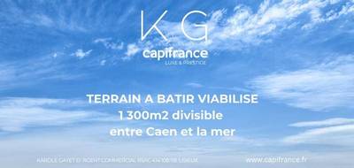 Terrain à Caen en Calvados (14) de 1300 m² à vendre au prix de 425000€ - 1