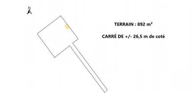 Terrain à Linas en Essonne (91) de 892 m² à vendre au prix de 198000€ - 2