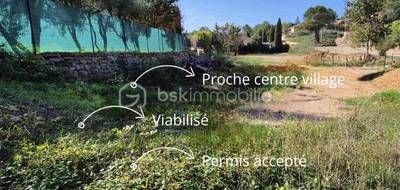 Terrain à Cabasse en Var (83) de 500 m² à vendre au prix de 107000€ - 2