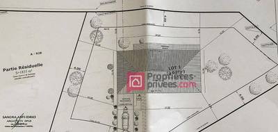 Terrain à Plan-d'Aups-Sainte-Baume en Var (83) de 1650 m² à vendre au prix de 189000€ - 2