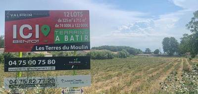 Terrain à Puygiron en Drôme (26) de 310 m² à vendre au prix de 73500€ - 1