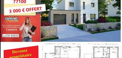Terrain et maison à Couilly-Pont-aux-Dames en Seine-et-Marne (77) de 595 m² à vendre au prix de 441600€ - 1