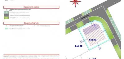 Terrain à Loon-Plage en Nord (59) de 412 m² à vendre au prix de 93500€ - 1