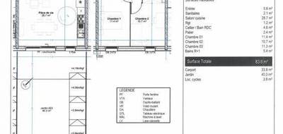 Terrain et maison à Gravelines en Nord (59) de 84 m² à vendre au prix de 227000€ - 2