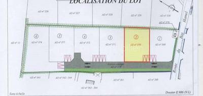 Terrain à Surtainville en Manche (50) de 490 m² à vendre au prix de 53000€ - 2