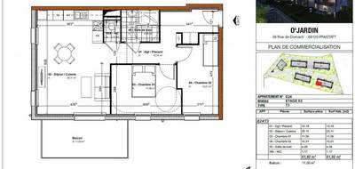 Appartement à Pfastatt en Haut-Rhin (68) de 62 m² à vendre au prix de 181450€ - 1