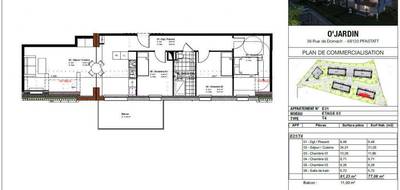 Appartement à Pfastatt en Haut-Rhin (68) de 77 m² à vendre au prix de 205647€ - 1