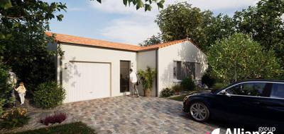 Terrain et maison à Moutiers-les-Mauxfaits en Vendée (85) de 690 m² à vendre au prix de 238454€ - 1