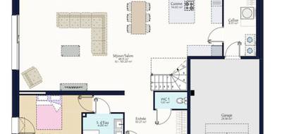 Terrain et maison à Sainte-Flaive-des-Loups en Vendée (85) de 612 m² à vendre au prix de 389900€ - 4