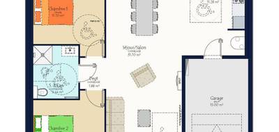 Terrain et maison à Montrevault-sur-Èvre en Maine-et-Loire (49) de 660 m² à vendre au prix de 198500€ - 3