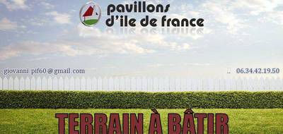 Terrain à Chamant en Oise (60) de 375 m² à vendre au prix de 158000€ - 1