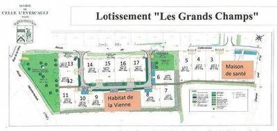 Terrain et maison à Celle-Lévescault en Vienne (86) de 635 m² à vendre au prix de 143981€ - 3