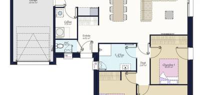 Terrain et maison à FREIGNE en Maine-et-Loire (49) de 1010 m² à vendre au prix de 221550€ - 3