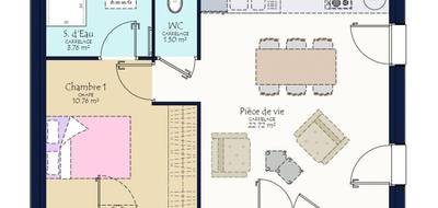 Terrain et maison à Vion en Sarthe (72) de 647 m² à vendre au prix de 120790€ - 3