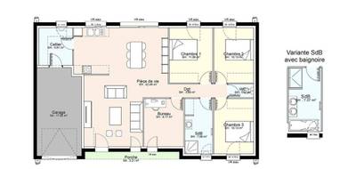 Terrain et maison à Beugnon-Thireuil en Deux-Sèvres (79) de 996 m² à vendre au prix de 176109€ - 3