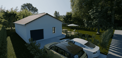 Terrain et maison à Bourg-Saint-Christophe en Ain (01) de 502 m² à vendre au prix de 338500€ - 2