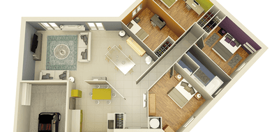 Terrain et maison à Tullins en Isère (38) de 1000 m² à vendre au prix de 9900€ - 2