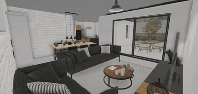 Terrain et maison à Oyeu en Isère (38) de 960 m² à vendre au prix de 368155€ - 3